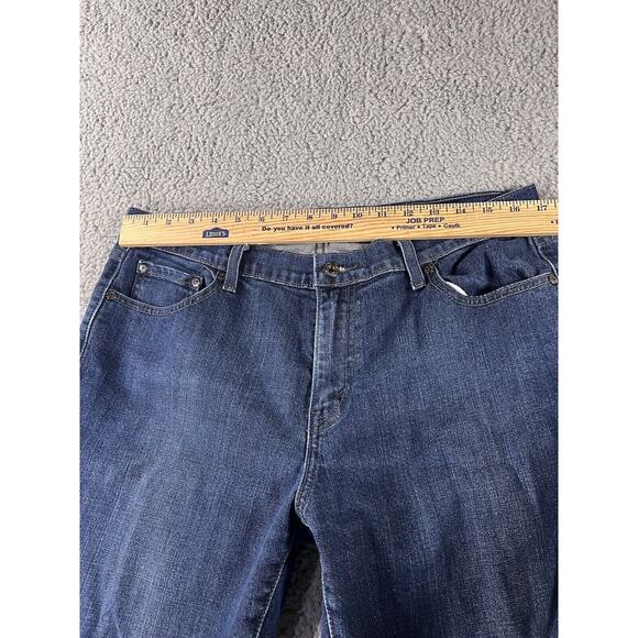 Levis Jeans Women 14 L Embellished Bootcut Blue Denim Pants - Picture 3 of 10